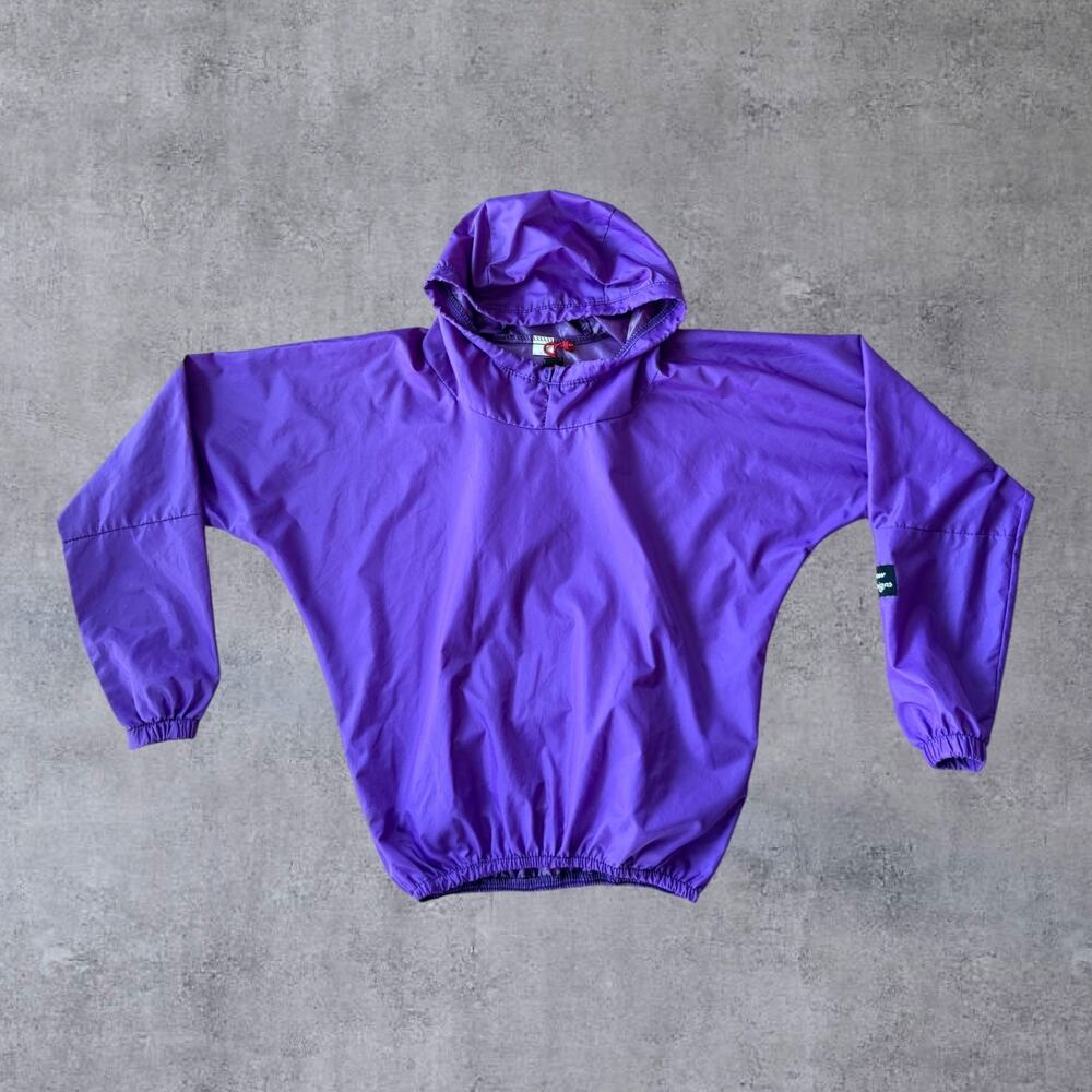 Vtg 80s Rainbow Designs Boulder CO Nylon Windbreaker Pullover Jacket Small USA⁠